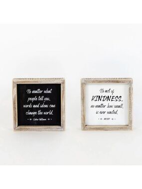 FINAL PIECES!!!! ($8) Reversible Motivation Sign